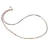 Colier Fluorit galben degrade sfere fatetate, 3mm
