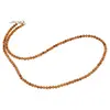 Colier Granat hessonit sfere fatetate 3,5mm