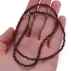 Colier Granat sfere fatetate, 3mm, imagine 3