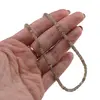 Colier labradorit discuri 3mm si argint 925, imagine 3
