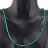 Colier Onix verde degrade sfere fatetate, 3mm, imagine 2