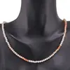 Colier Opal degrade sfere fatetate, 3mm, imagine 2