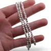 Set bratara si colier Howlit sfere fatetate, 3mm, imagine 3