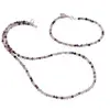 Set bratara si colier Sugilit sfere fatetate, 3mm