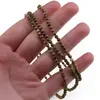 Set bratara si colier Unakit sfere fatetate, 3mm, imagine 3