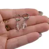 Cercei cu agatatoare Cristal de stanca sfere 10mm, imagine 3
