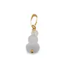 Pandantiv Acvamarin disc 8mm si sfera 6mm, Cuart roz 4mm