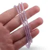 Set bratara si colier Ametist lavanda sfere fatetate, 3mm, imagine 3