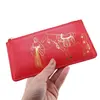 Portofel Feng Shui cu Zeul Bogatiei si Cal Tribut, rosu - 2026, imagine 3