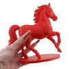 Calul de Foc Feng Shui 2026 Rosu - Statueta 3D, 15cm, imagine 3