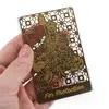 Card feng shui din metal auriu cu Ksiddigarbha pe Chi Lin pentru protectie, 2026, imagine 3