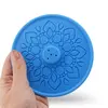 Suport aromaterapie pentru ardere betisoare parfumate gravat cu model mandala - albastru, imagine 3