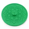 Suport aromaterapie pentru ardere betisoare parfumate gravat cu model mandala - verde