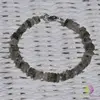 Bratara cuart dendritic patratele 6-7mm