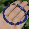 Bratara lapis lazuli patratele 5-6mm