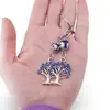 Breloc Feng Shui cu doi copaci si ochi protectori, imagine 3