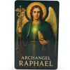 Card feng shui din plastic Arhanghelul RAPHAEL, Ingerul vindecarii si al protectiei