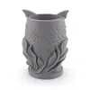 Decoratiune / Suport model bufnita - gri, imagine 2