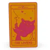 Decoratiune tip carte de tarot THE LOVERS, 20cm, imagine 2