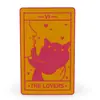 Decoratiune tip carte de tarot THE LOVERS, 20cm