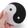 Placa decorativa cu simbol Yin Yang potrivit pentru suport cristale, imagine 3
