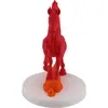 Statueta feng shui Calul de Foc pe doua picioare pentru victorie si succes rapid, 15cm, imagine 2