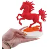 Statueta feng shui Calul de Foc pe doua picioare pentru victorie si succes rapid, 15cm, imagine 3