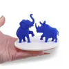 Statueta feng shui Rinocer si Elefant pentru protectie anti-furt si anti-conflicte, 10cm, imagine 3