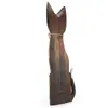 Statueta vintage din lemn sculptat model pisica, pictata - 40cm, imagine 2