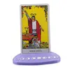 Suport pentru citirea cartilor de tarot cu simbolurile fazelelor lunare - mov, imagine 2