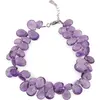 Bratara Ametist briolete fatetate 8-11mm si argint 925