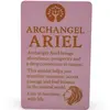 Card feng shui din plastic Arhanghelul ARIEL, Ingerul abundentei si al naturii, imagine 2
