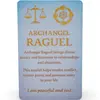 Card feng shui din plastic Arhanghelul RAGUEL, Ingerul justitiei si al armoniei, imagine 2