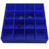 Cutie pentru cristale cu 16 de compartimente, albastra - 20cm, imagine 2