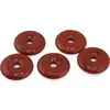 Pandantiv Pi donut Jasp rosu 35mm, imagine 2