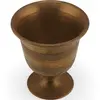 Pocal vintage din alama cu picior - 8,5cm, imagine 2