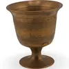 Pocal vintage din alama cu picior - 8,5cm