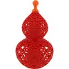 Statueta Feng Shui Wu Lou rosu pentru sanatate, 13cm