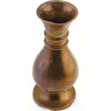 Vaza vintage din alama, model clasic bombat - 13cm, imagine 2