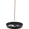 Suport aromaterapie pentru ardere cu model Yin Yang, 15cm, imagine 2