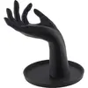Suport bijuterii cu o mana, negru - 18cm