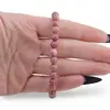 Bratara Rodonit roz sfere 6mm, imagine 3