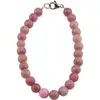 Bratara Rodonit roz sfere 6mm