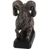 Decoratiune / Statueta pentru zodia Berbec antichizata manual - 11,5cm, imagine 2