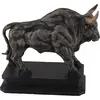 Decoratiune / Statueta pentru zodia Taur antichizata manual - 9,5cm