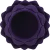 Decoratiune / Suport pentru cristale, model floare de lotus, mov - 4,5cm, imagine 2