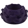 Decoratiune / Suport pentru cristale, model floare de lotus, mov - 4,5cm