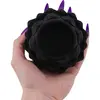 Decoratiune / Suport pentru cristale, model floare de lotus, negru - 4,5cm, imagine 3