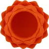 Decoratiune / Suport pentru cristale, model floare de lotus, portocaliu - 4,5cm, imagine 2