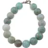 Bratara Amazonit de Rusia sfere 10mm
